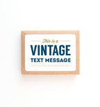 Graphic Anthology Greeting Cards - Vintage Text Message Greeting Card Box Set