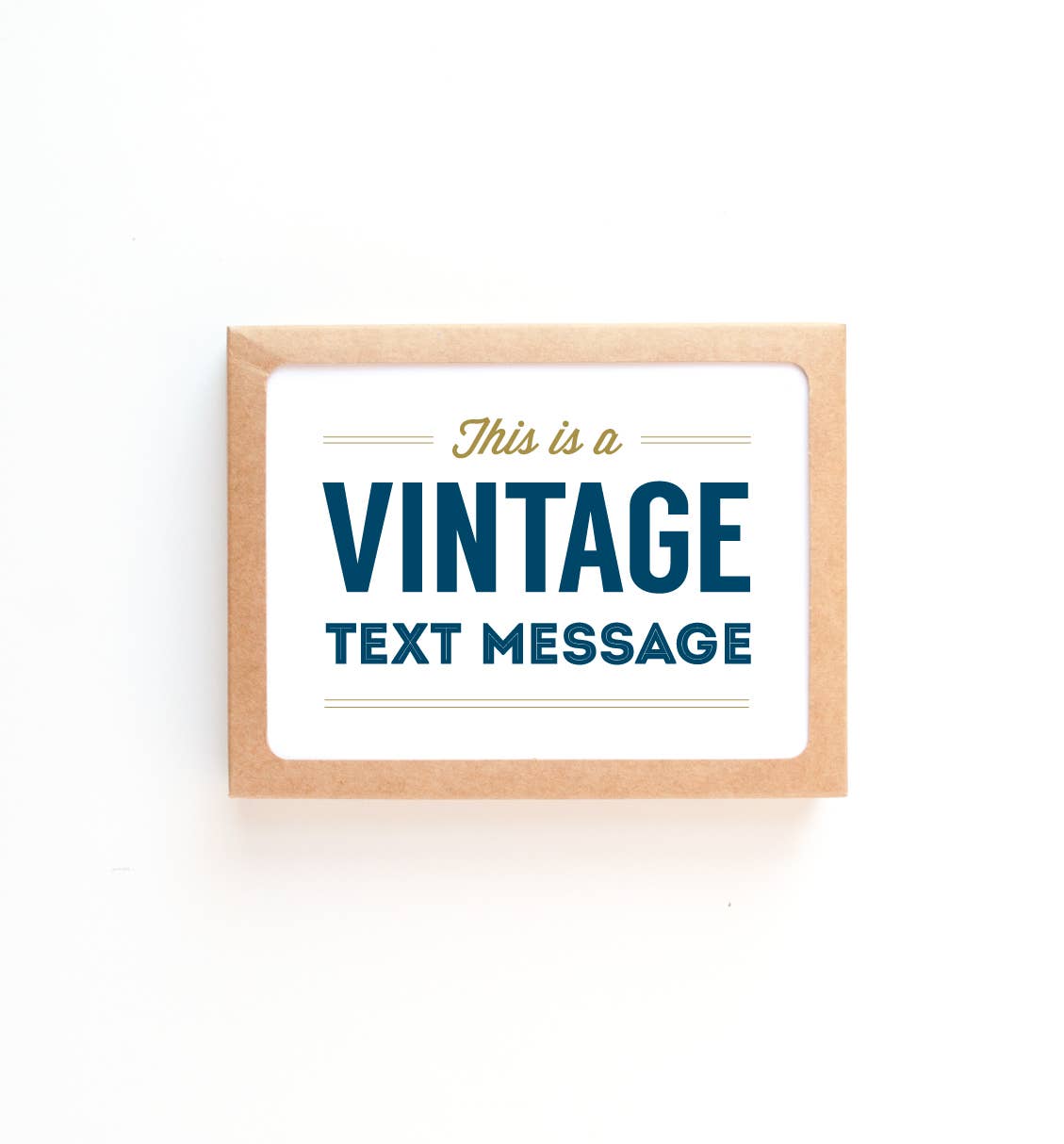 Graphic Anthology Greeting Cards - Vintage Text Message Greeting Card Box Set