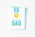 Graphic Anthology Greeting Cards - Award Winning Dad card | Father's Day Greeting Card