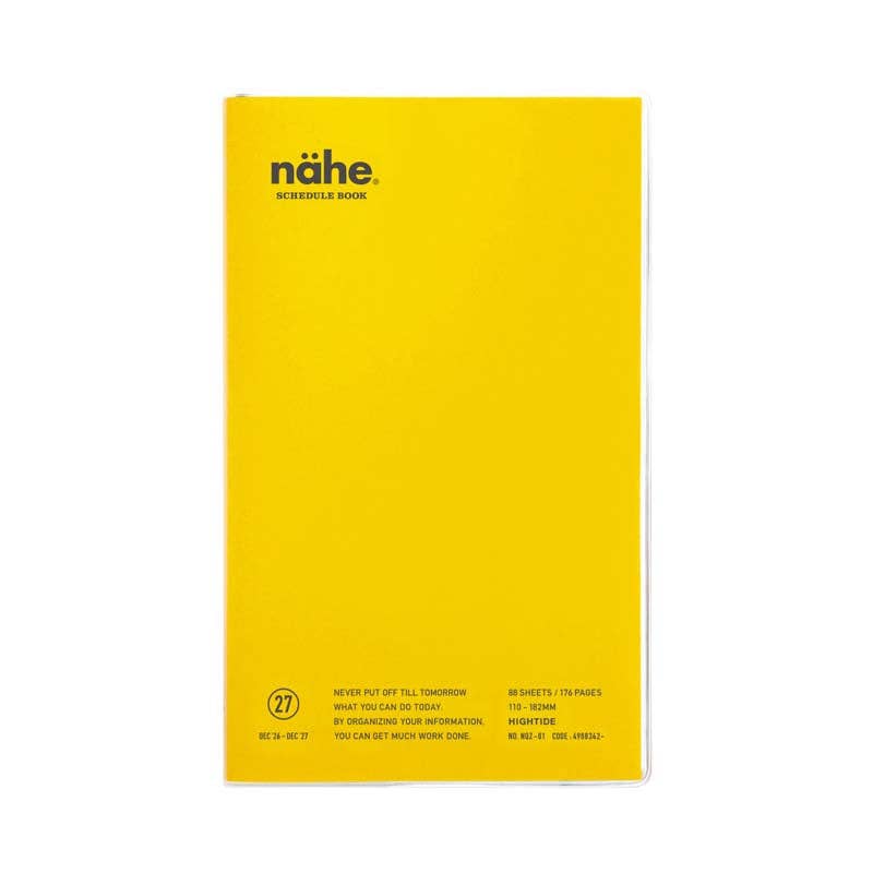 Hightide USA - 2027 Weekly Diary Nahe B6 Slim Vertical, Blue