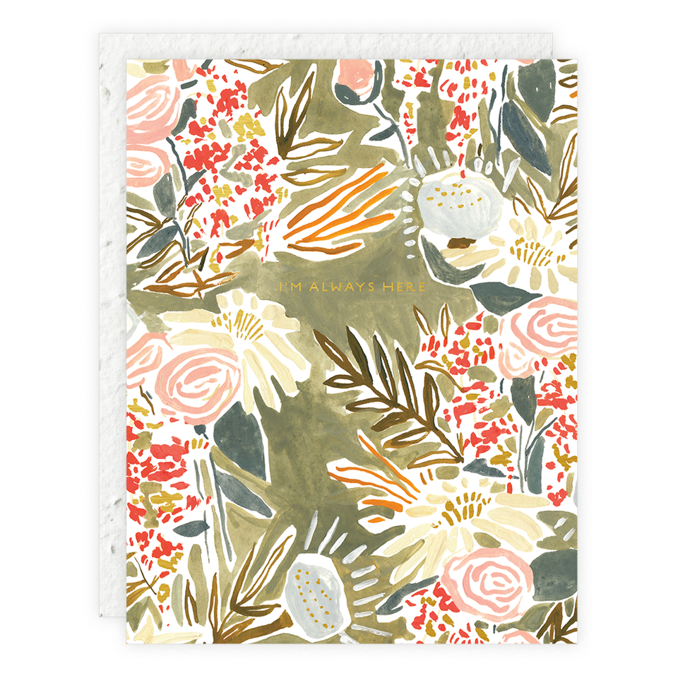 Seedlings - I'm Always Here - Sympathy Card