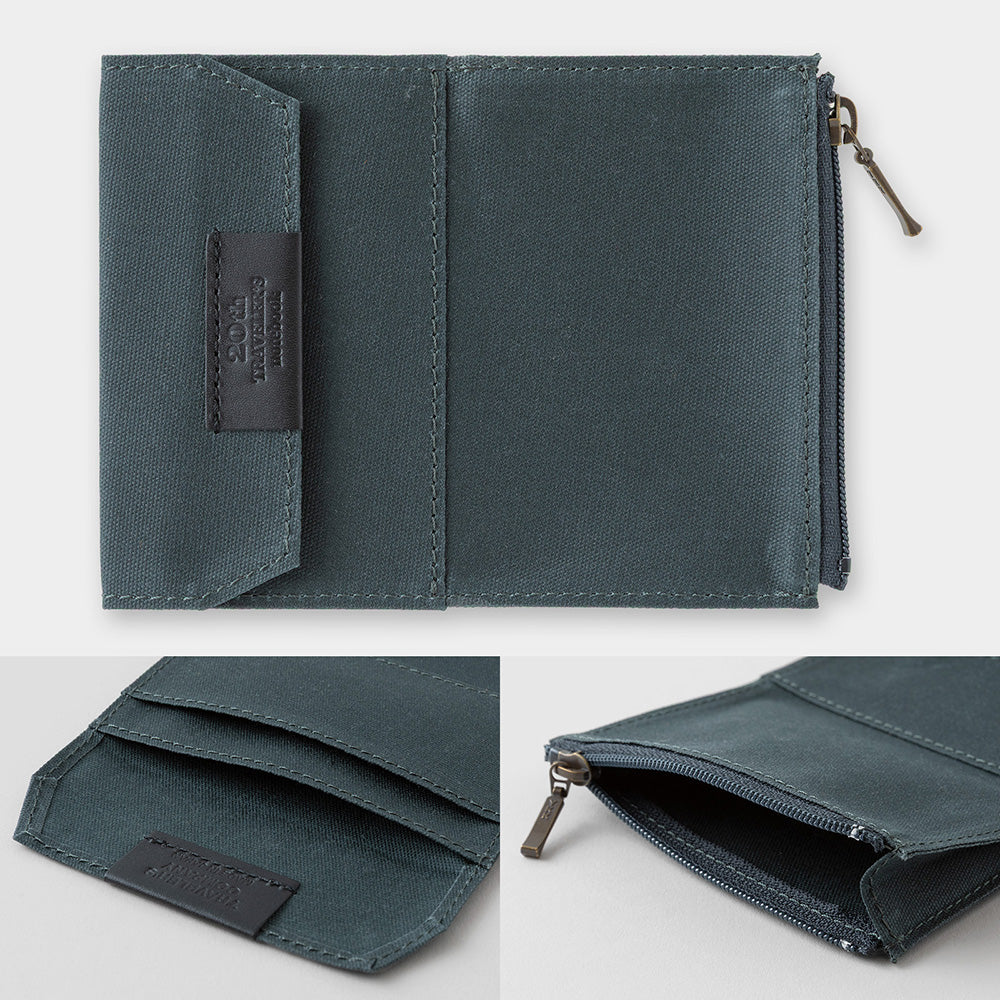 Traveler's Company, Notebook 20th Anniversary, Card Size Set, Black