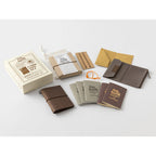 Traveler's Company, Notebook 20th Anniversary, Card Size Set, Brown