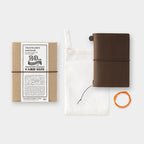 Traveler's Company, Notebook 20th Anniversary, Card Size Set, Brown