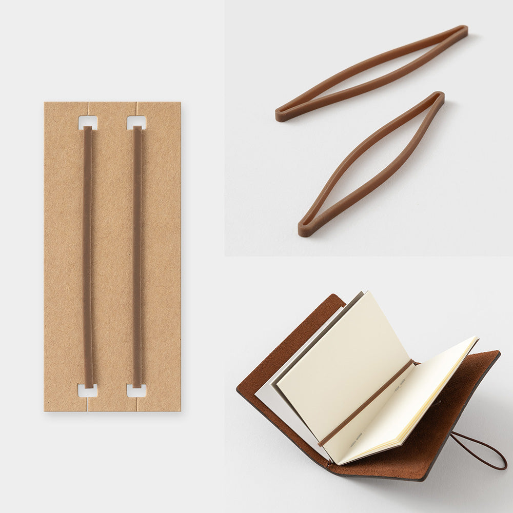 Traveler's Company, Notebook 20th Anniversary, Card Size Set, Brown