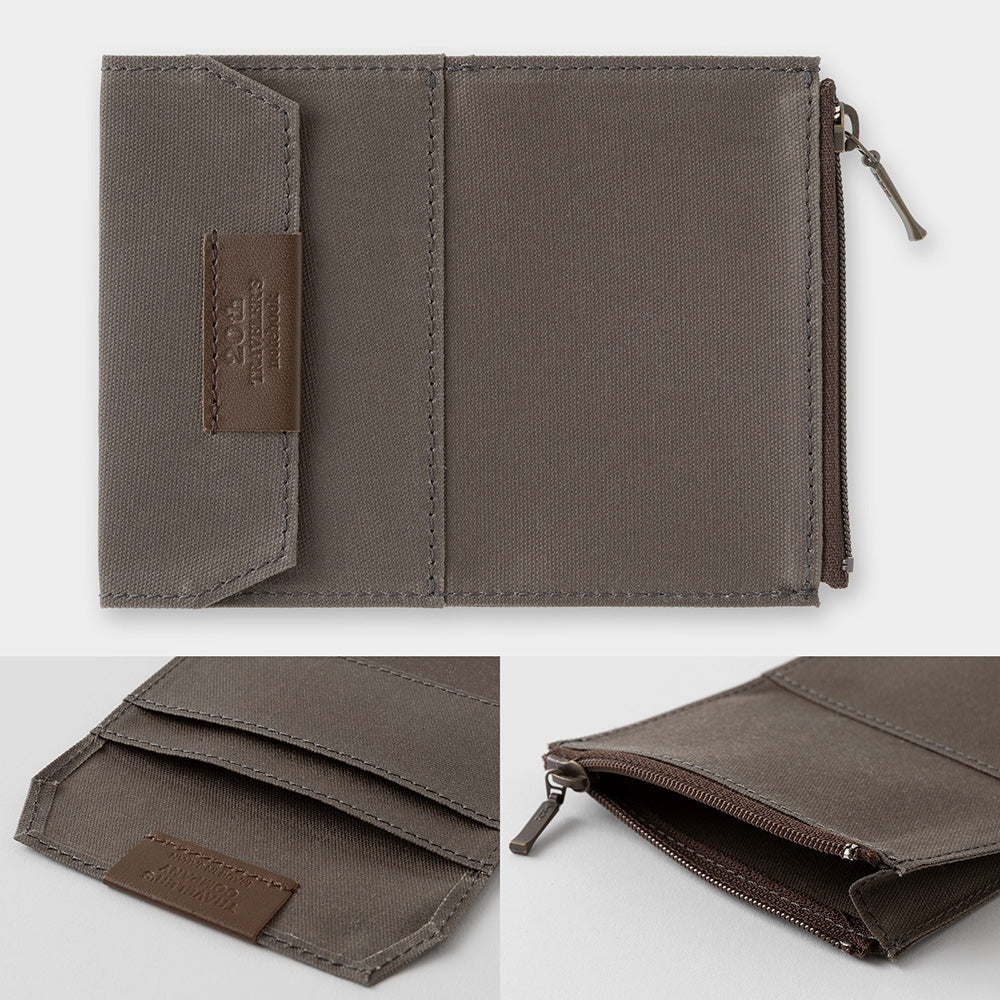 Traveler's Company, Notebook 20th Anniversary, Card Size Set, Brown