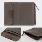 Traveler's Company, Notebook 20th Anniversary, Card Size Set, Brown