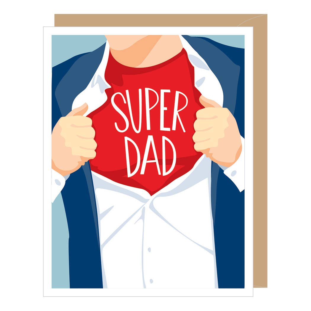 Apartment 2 Cards - Super Dad Father's Day Card