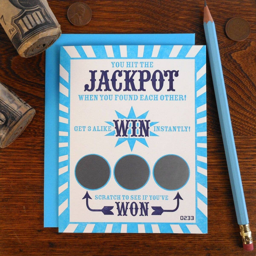 a. favorite design - Wedding Scratch Off Ticket