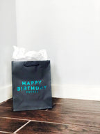 Steel Petal Press - Birthday Fucker Gift Bag - Metallic Foil-Stamped Gift Bag