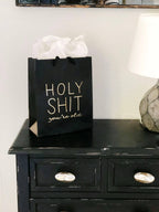 Steel Petal Press - Holy Shit Old Gift Bag - Metallic Foil-Stamped Gift Bag
