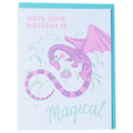 Smudge Ink - Happy Dragon Birthday Card