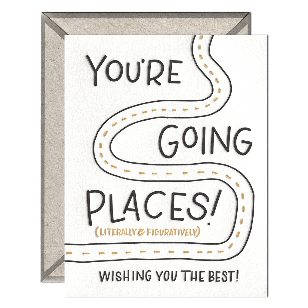 INK MEETS PAPER - Going Places - Congrats + Celebrations card