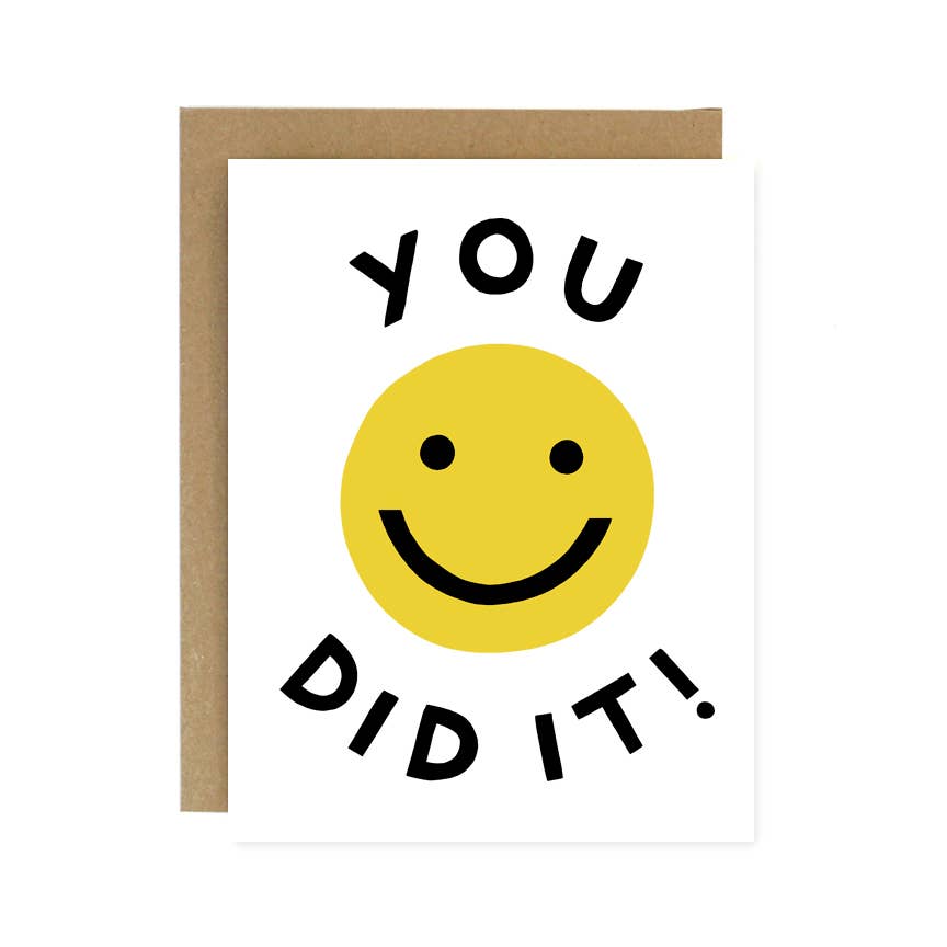 Worthwhile Paper - You Did It! Congratulations Card