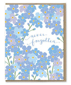 Modern Printed Matter - Never Forgotten Sympathy Card