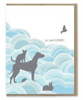 Modern Printed Matter - So Very Sorry Pet Sympathy Card