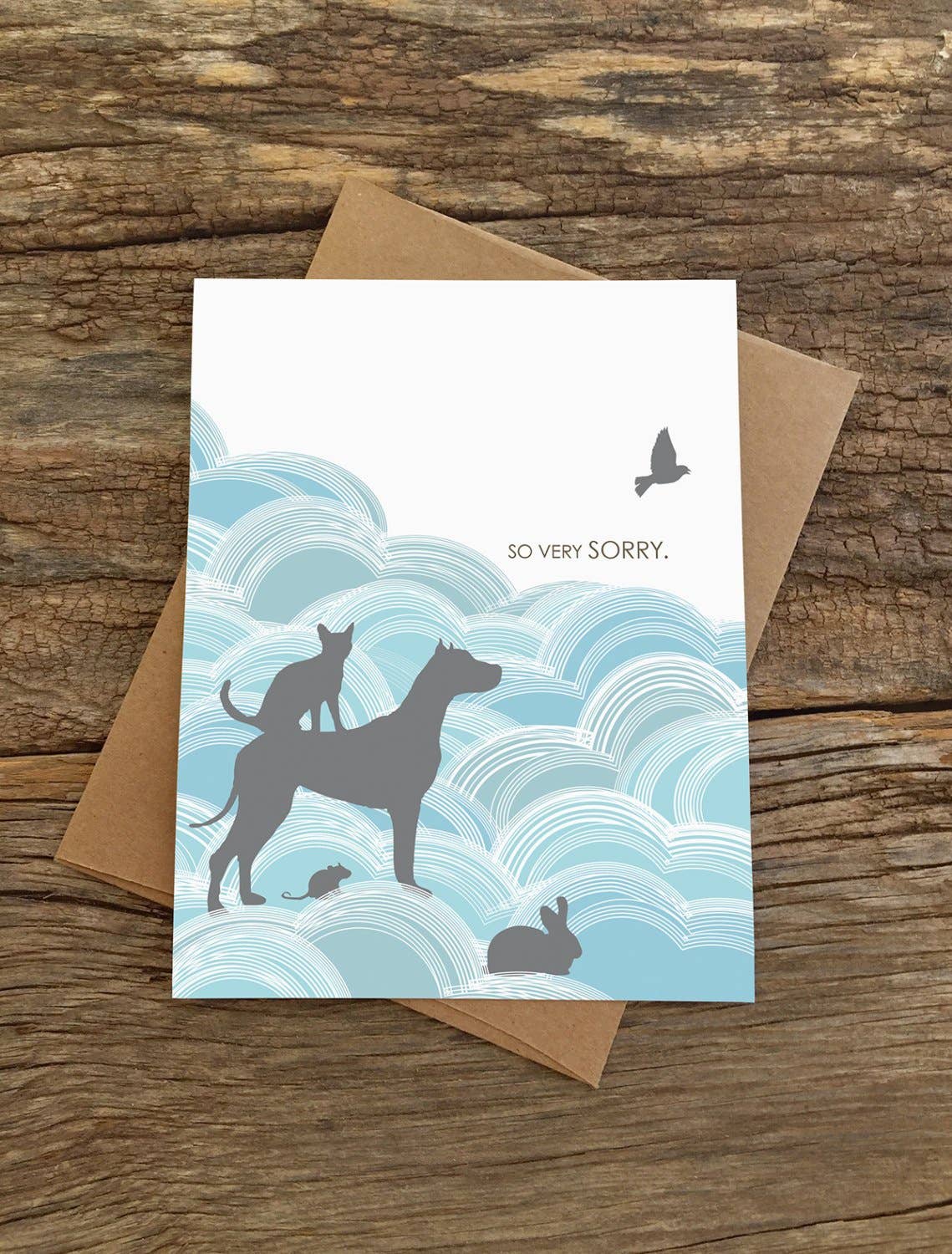 Modern Printed Matter - So Very Sorry Pet Sympathy Card