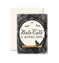Ginger P. Designs - Bats, Cats, and Witches Hats Halloween Greeting Card