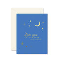 Ginger P. Designs - To The Moon and Back Love Greeting Card