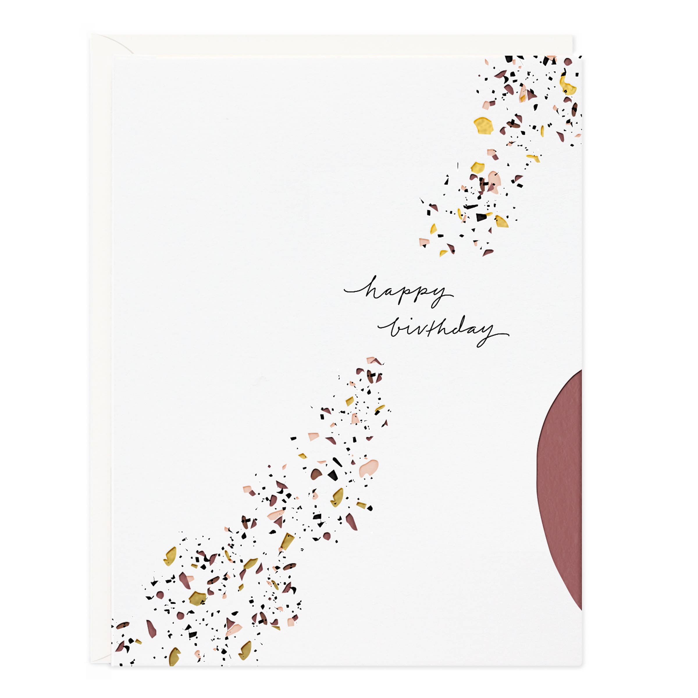 Ramona & Ruth - Happy Birthday Terrazzo Card
