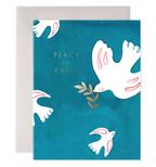 E. Frances Paper - Peace Doves | Christmas Cards (Boxed Set of 6): 4.25 X 5.5 INCHES