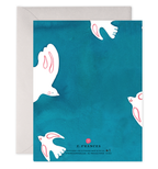 E. Frances Paper - Peace Doves | Christmas Cards (Boxed Set of 6): 4.25 X 5.5 INCHES