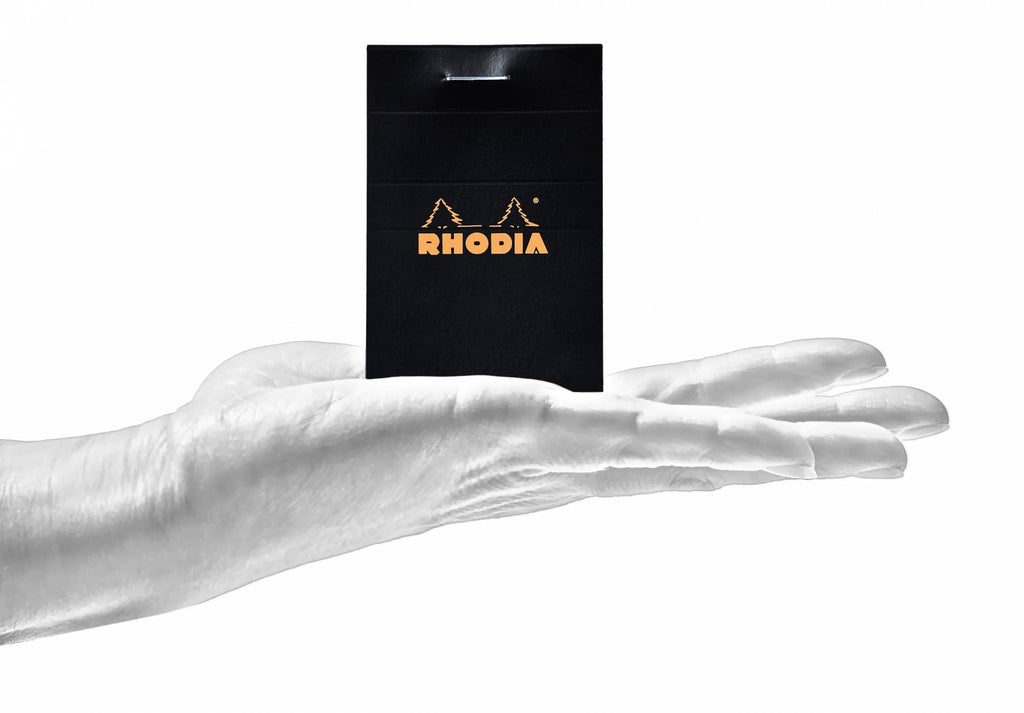 Exaclair - Rhodia Classic Notepad 2 x 3: Black GRAPH / 2" x 3"