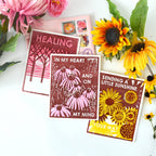 Heartell Press - Coneflowers on My Mind Friendship Card