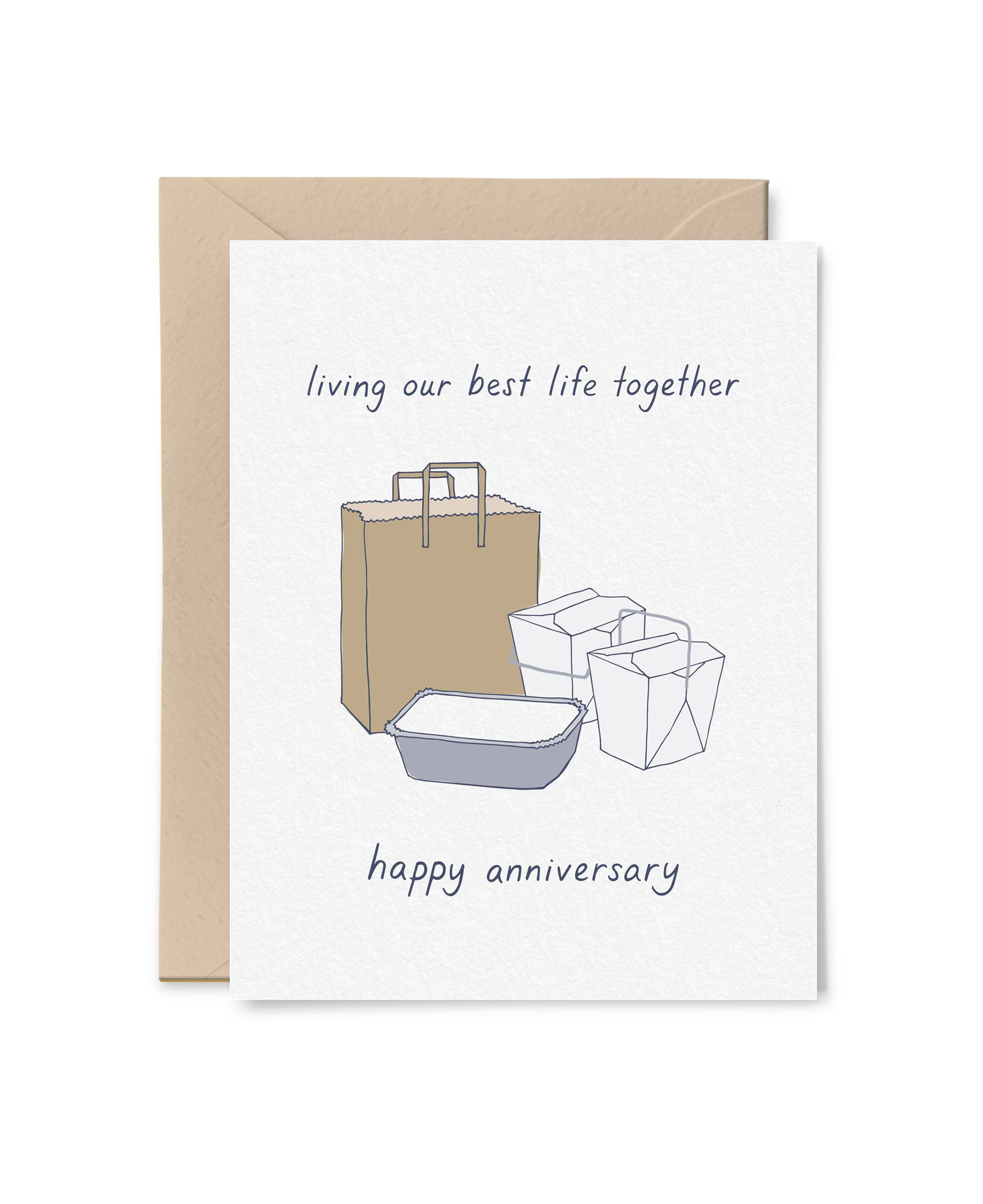 Tiny Hooray - Living Our Best Life Together Anniversary Card