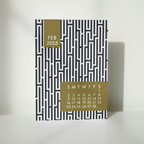 UncommonWares - Mod Gold 2025 Calendar