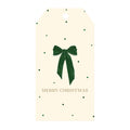 Graphique, Green Bow Gift Tags