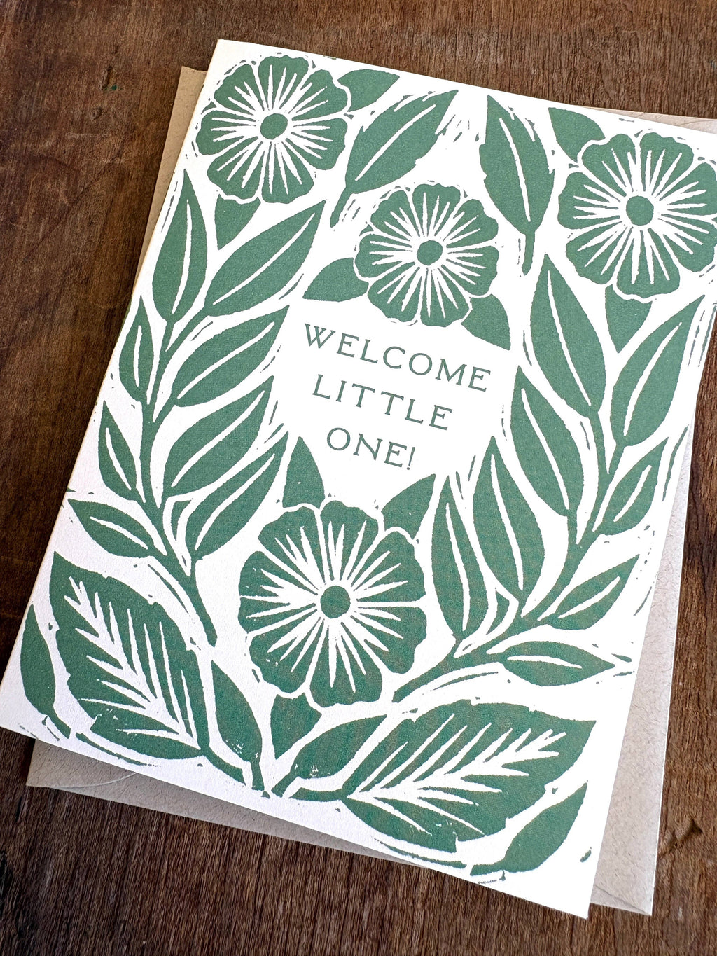 Katharine Watson - "Welcome Little One" Greeting Card