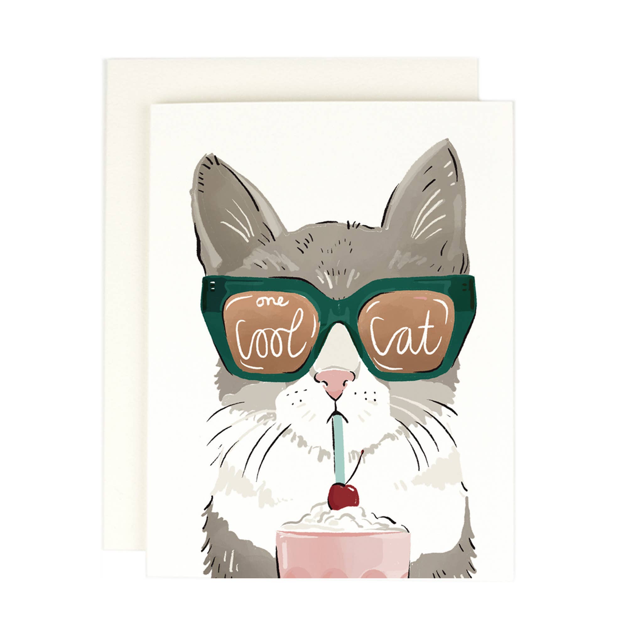 Amy Heitman - Cool Cat 2.0 Greeting Card