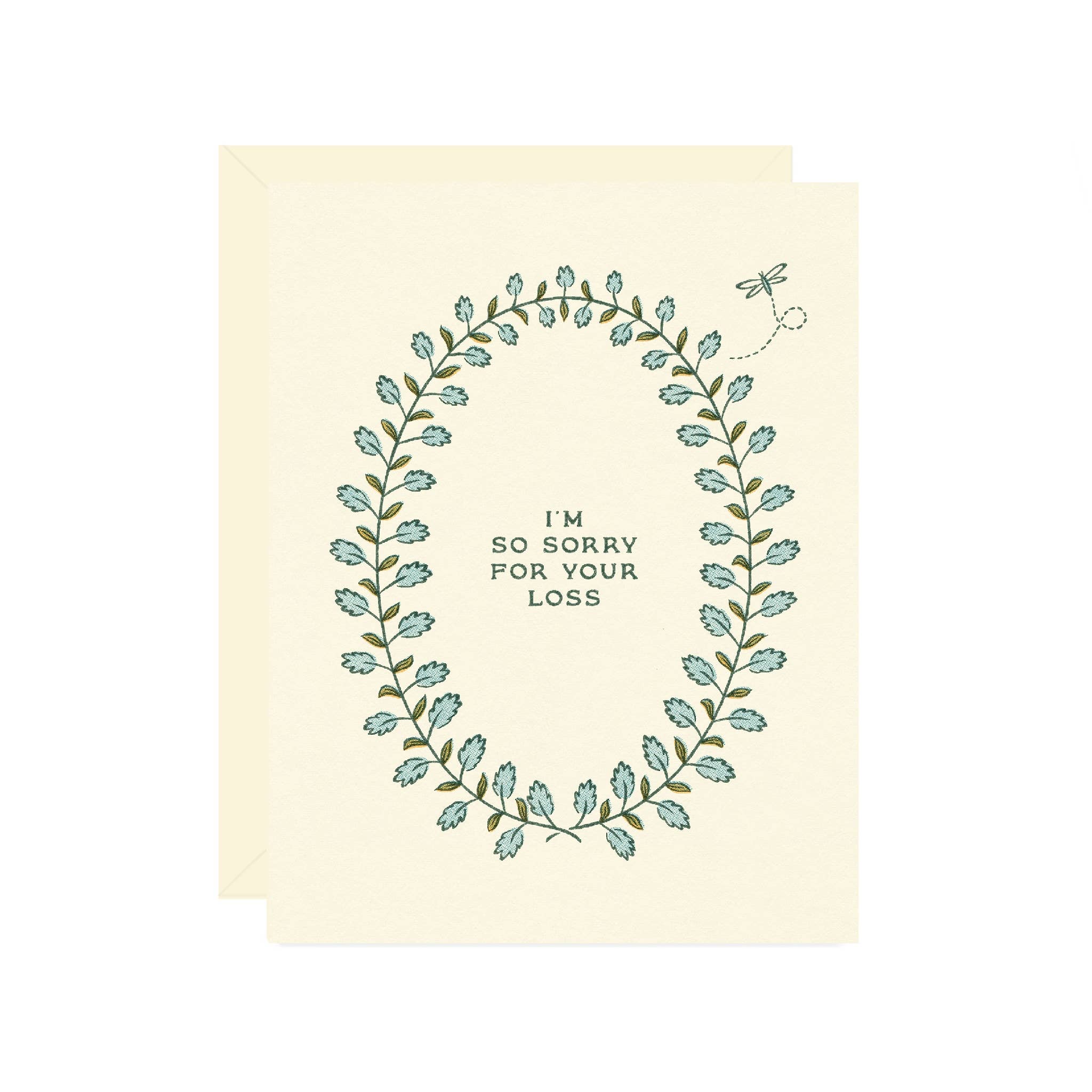 Wallflower Paper & Party - Sorry for your loss Sympathy Card
