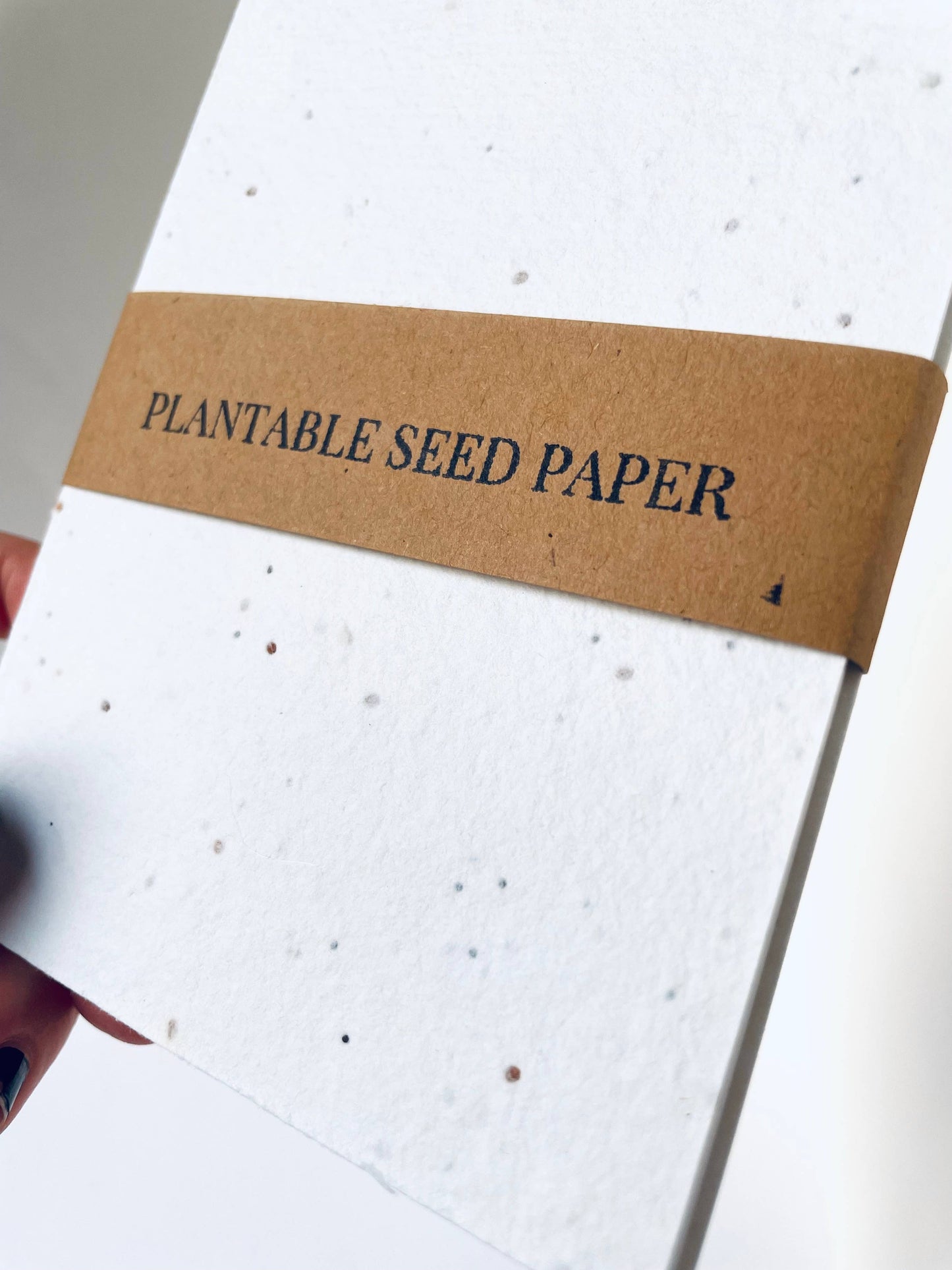 Atelier By Cat - Mini Seed Paper Notebook Eco-Friendly Paper Goods Plantable: Blank