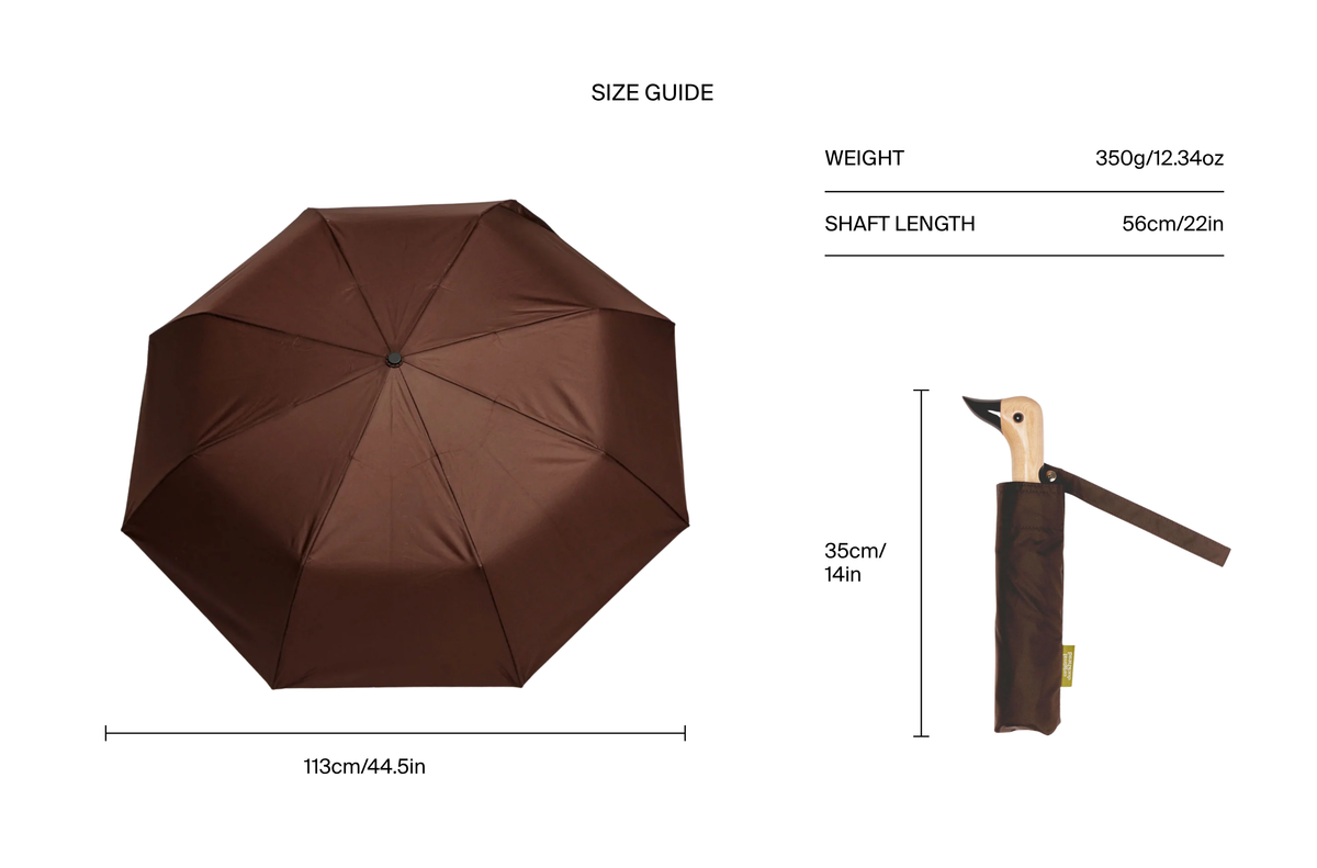 Original Duckhead - Espresso Brown Eco-Friendly Duckhead Umbrella