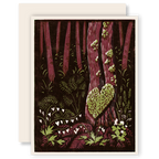 Heartell Press - Heart of the Forest Letterpress Card
