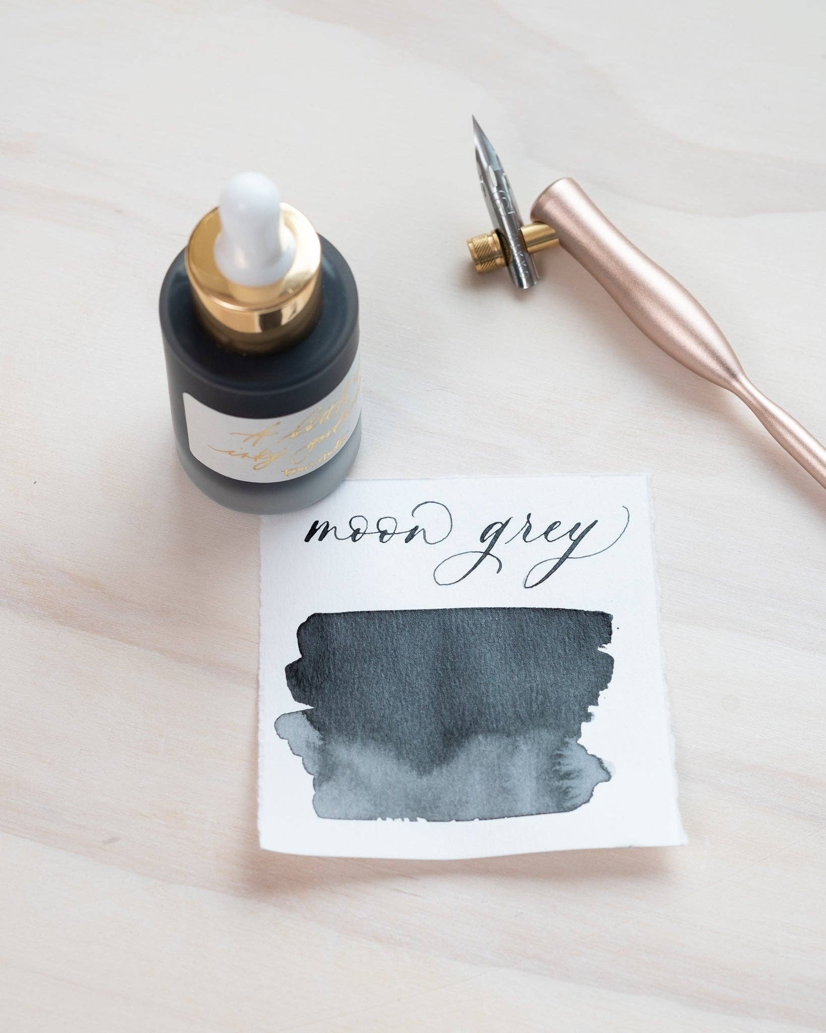Tom's Studio - Moon Grey - Calligraphy Ink