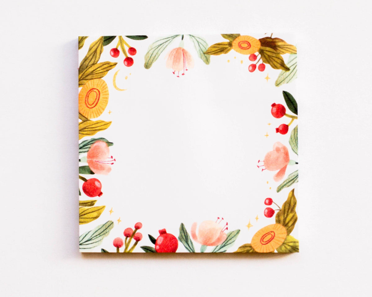 Wild Pencil Studio - Sticky notes — Cheery flowers