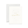 Smitten on Paper - Deepest Sympathies Greeting Card