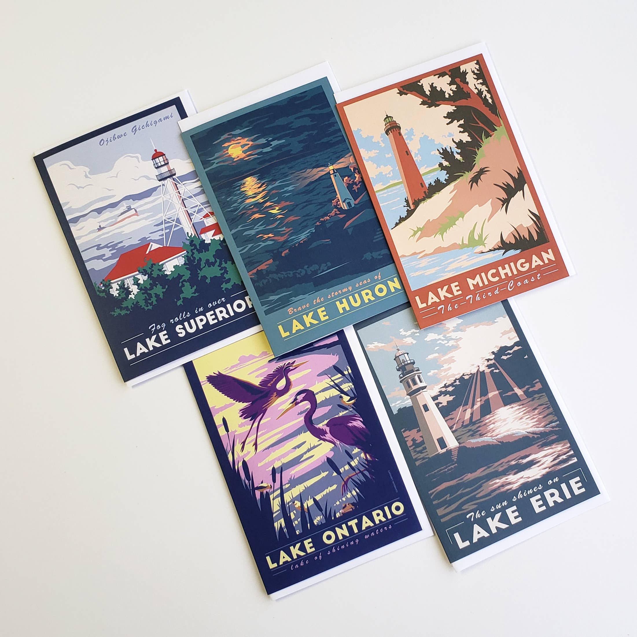 Lionheart Graphics - Chesapeake Bay Beach Nautical Souvenir Blank Greeting Card