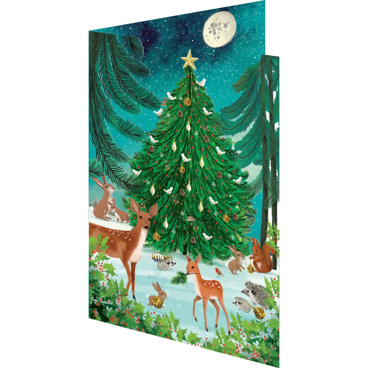 Heart Of The Forest Holiday Card