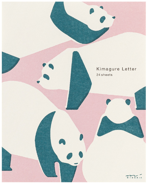 Midori Easy & Cozy Letter Pad - Kimagure Panda