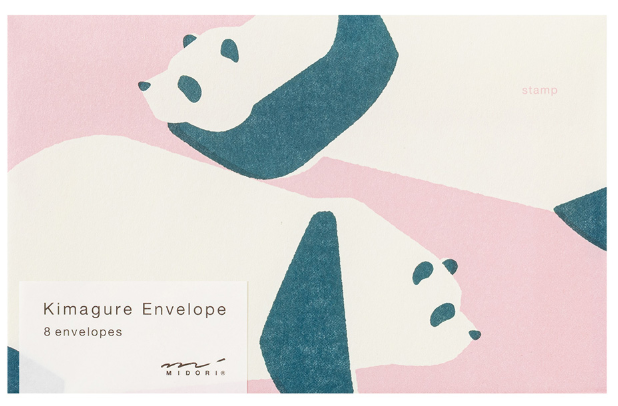 Midori Easy & Cozy Envelope - Kimagure Panda