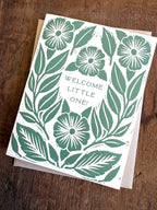 Katharine Watson - "Welcome Little One" Greeting Card