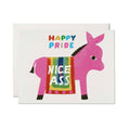 Red Cap Cards - Nice Ass greeting card