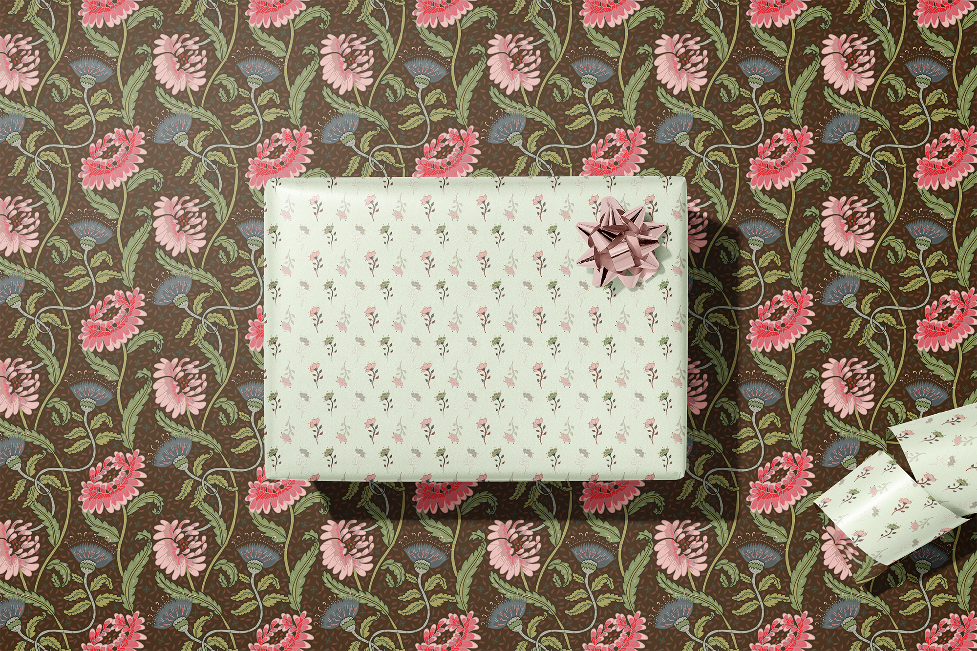 re:mused studio - Thistle Mum Gift Wrap Sheet – Double Sided