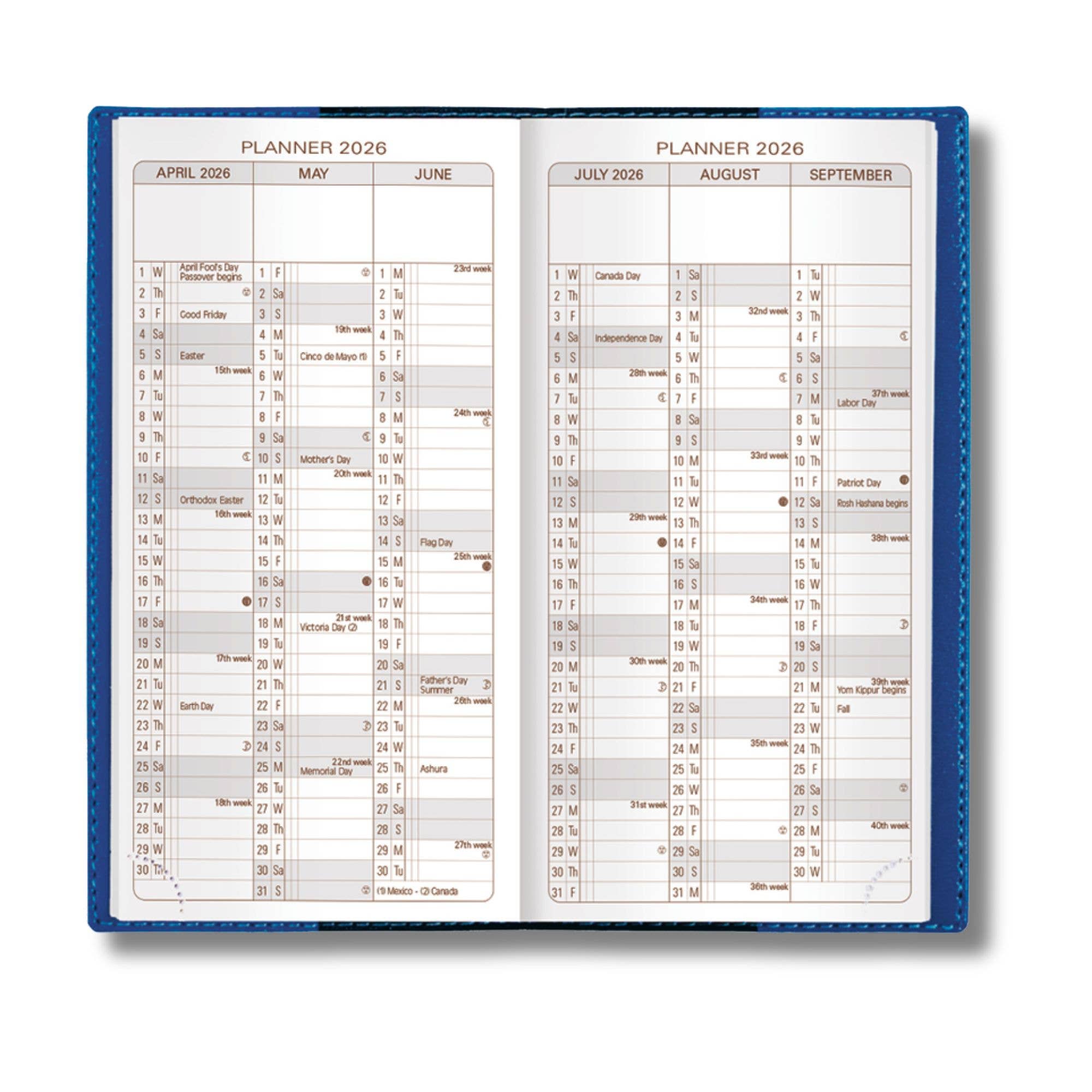 Exacompta 2026 Pocket Planner - "Space 17" : Refill Only