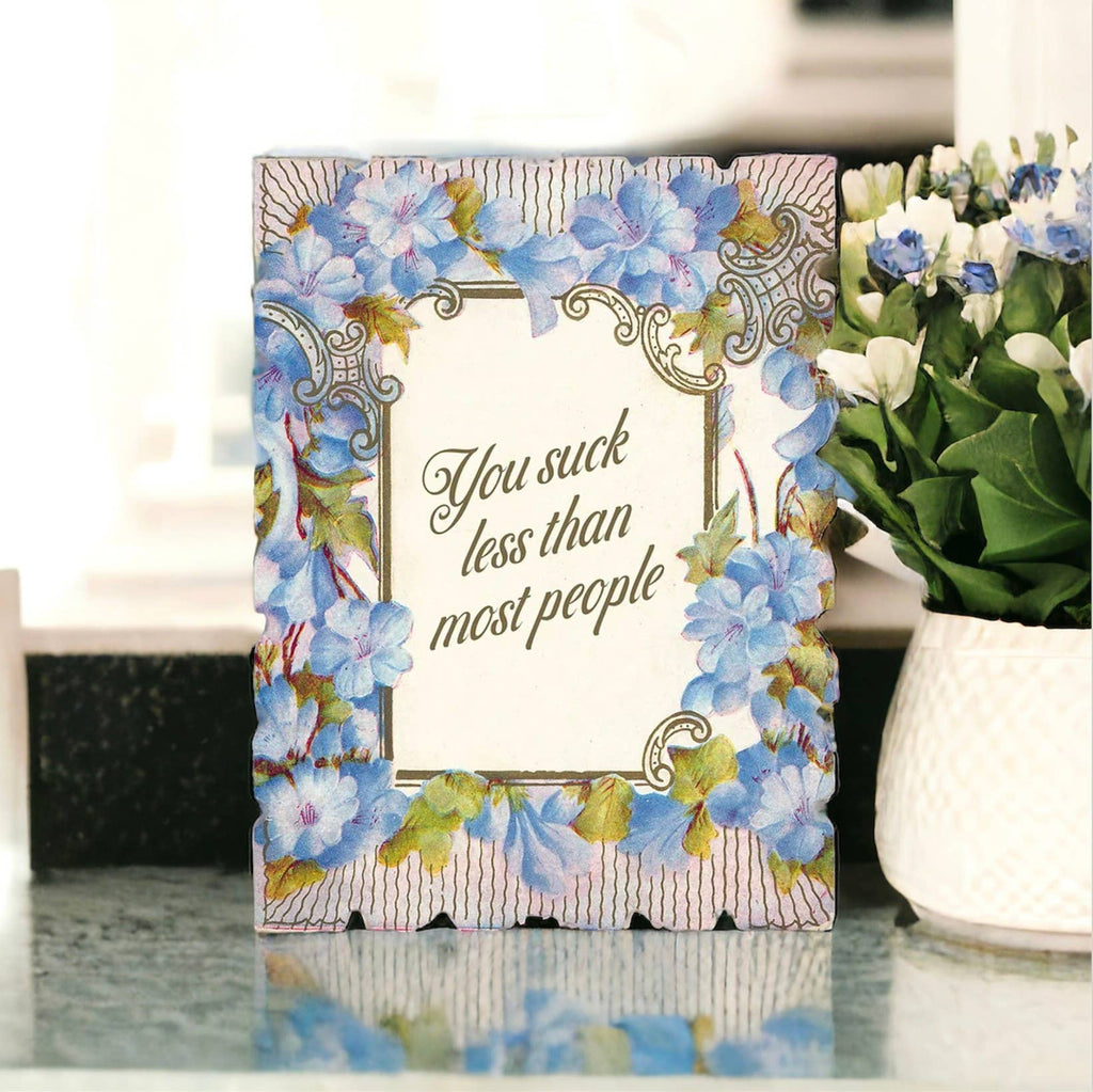 Bad Betty Greeting Co. - You Suck Less Than Most People - Funny Friendship Card