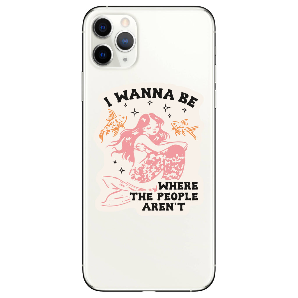Juju and Moxie - Where the People Aren't High Quality Vinyl Sticker